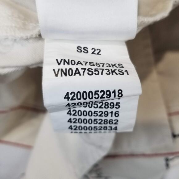 Vans Authentic Chino Mens 30 Cream Daniel Johnston Art Print Pants Loose Fit - Picture 9 of 13